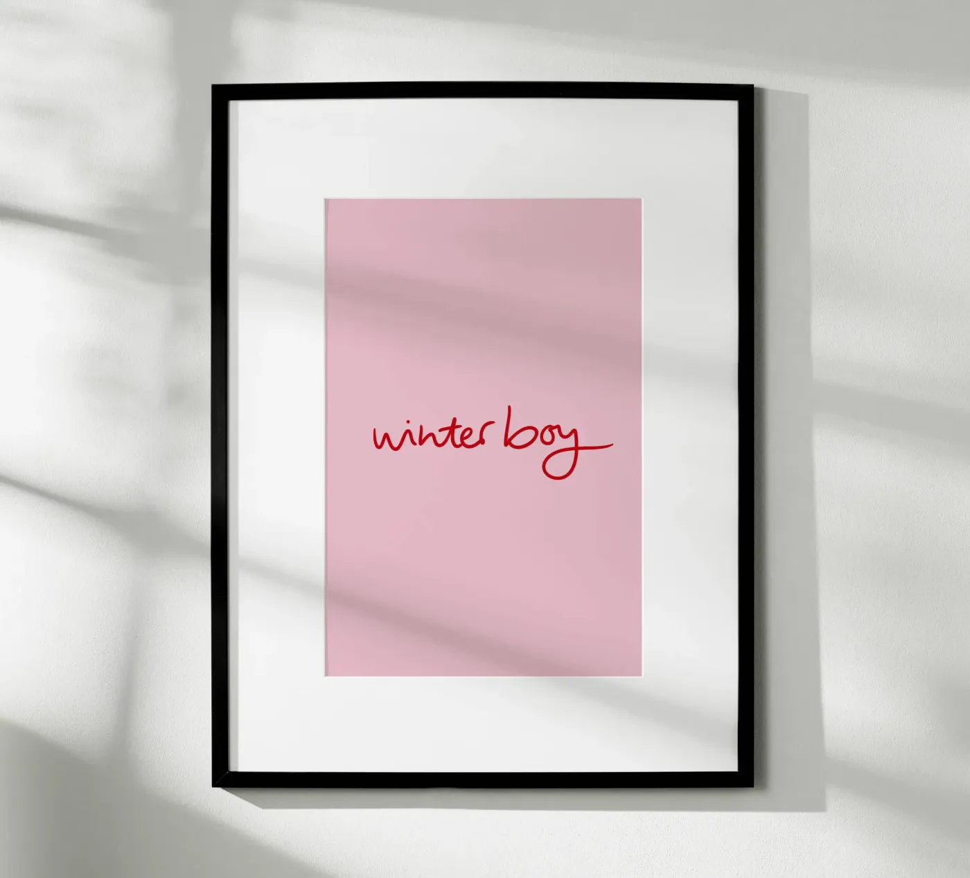 Winterboy poster da Xmas Collection by Palmartprints