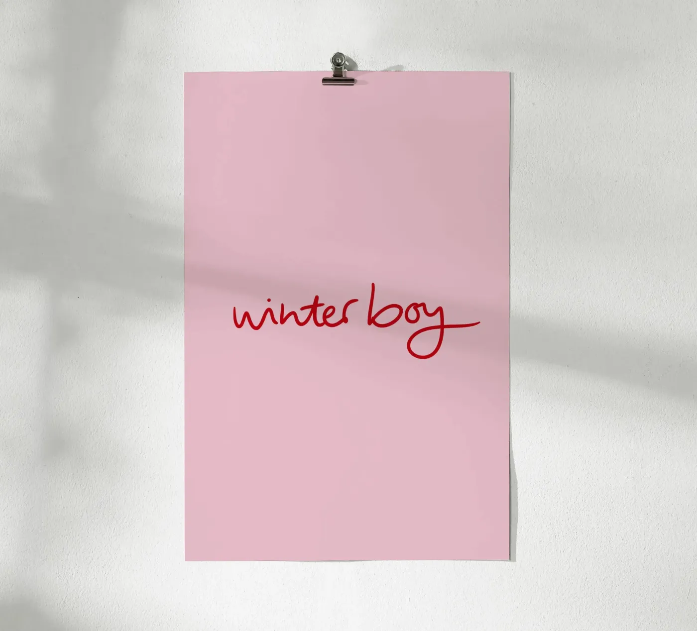 Winterboy poster da Xmas Collection by Palmartprints