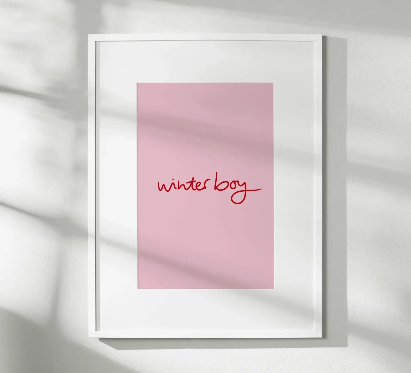 Winterboy poster de Xmas Collection by Palmartprints