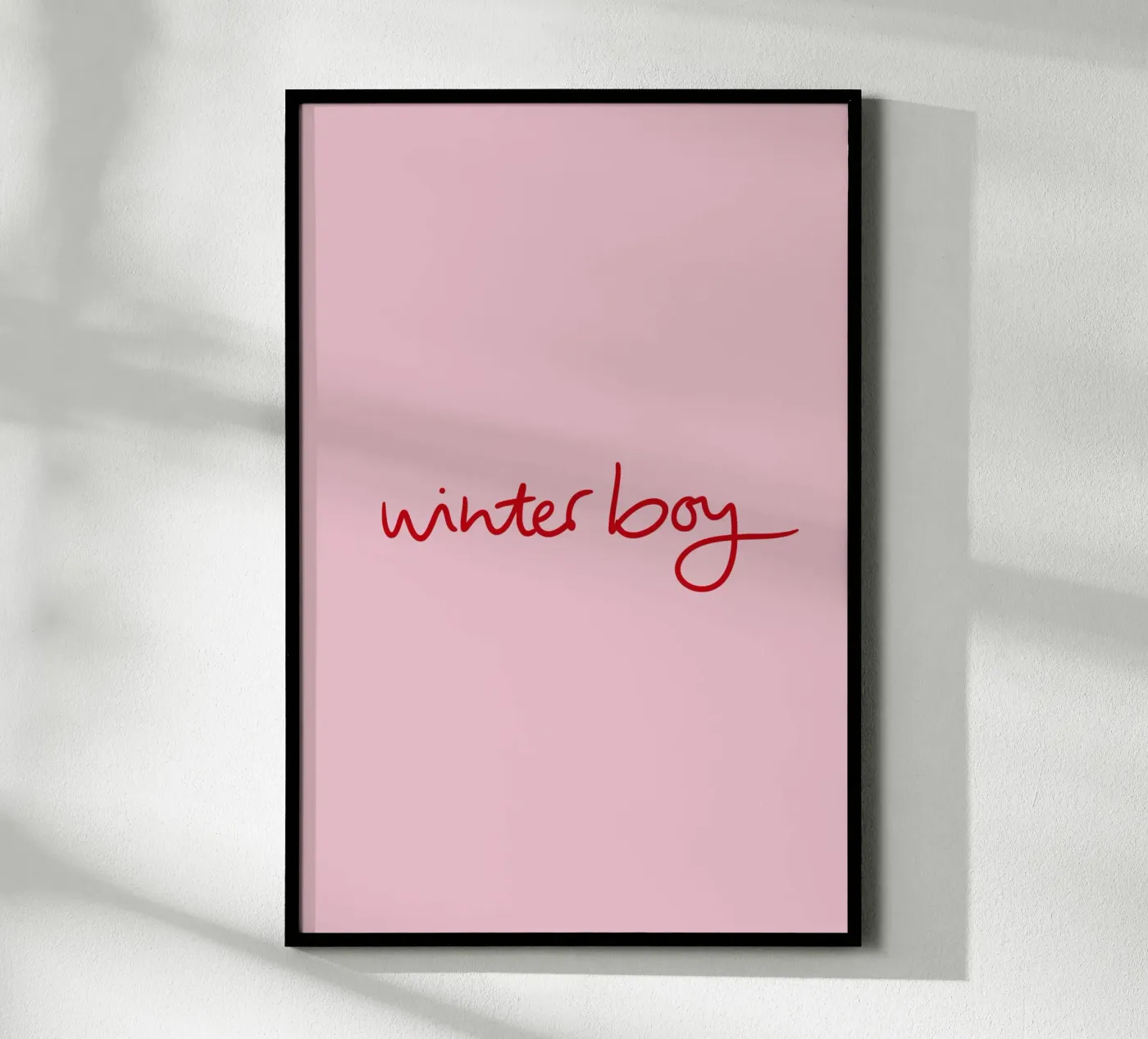 Winterboy poster da Xmas Collection by Palmartprints