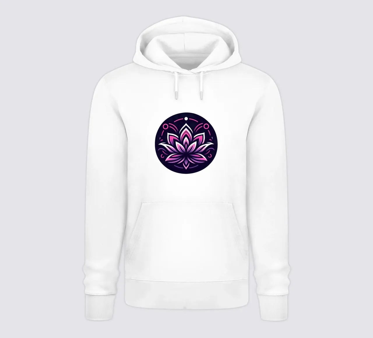 Ciondolo con fiore di loto rosa e viola - Joe Noctis Design felpa con cappuccio da Joe Noctis