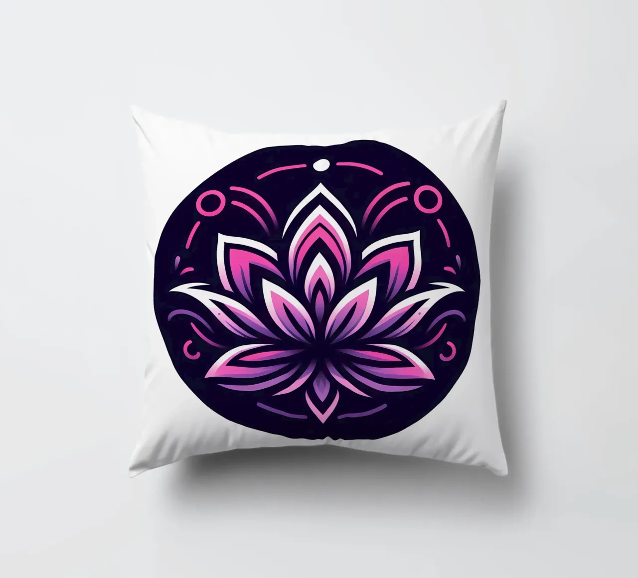 Ciondolo con fiore di loto rosa e viola - Joe Noctis Design cuscino da Joe Noctis