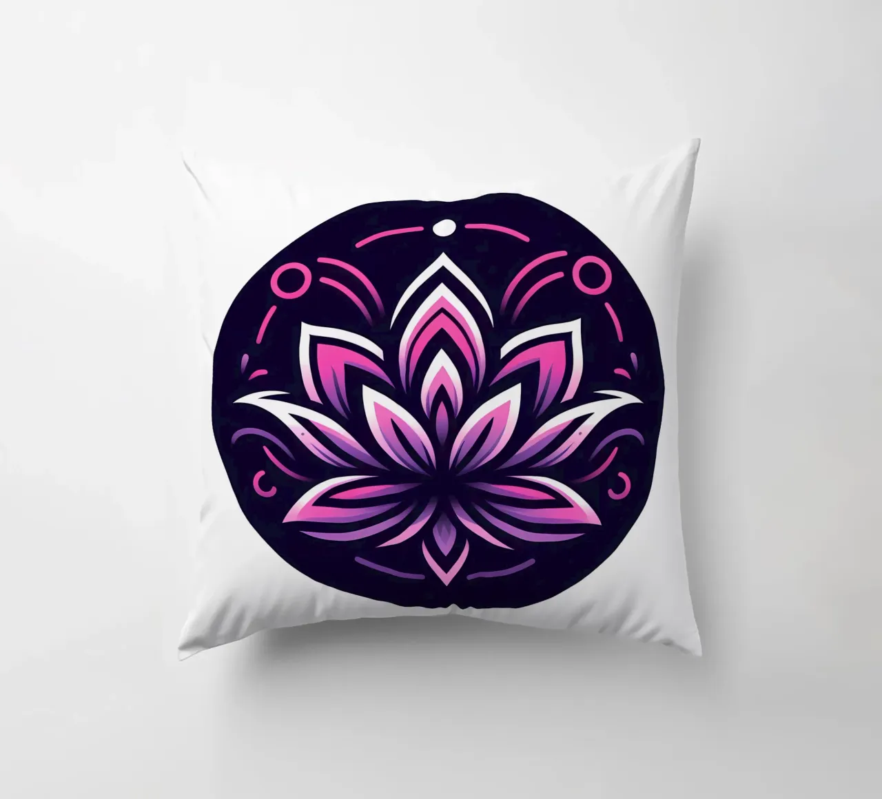 Ciondolo con fiore di loto rosa e viola - Joe Noctis Design cuscino da Joe Noctis