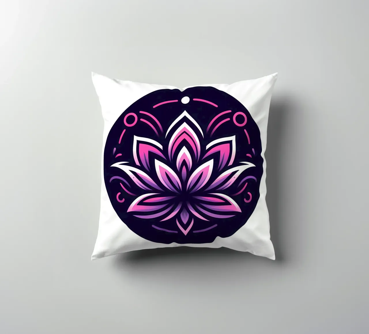Ciondolo con fiore di loto rosa e viola - Joe Noctis Design cuscino da Joe Noctis