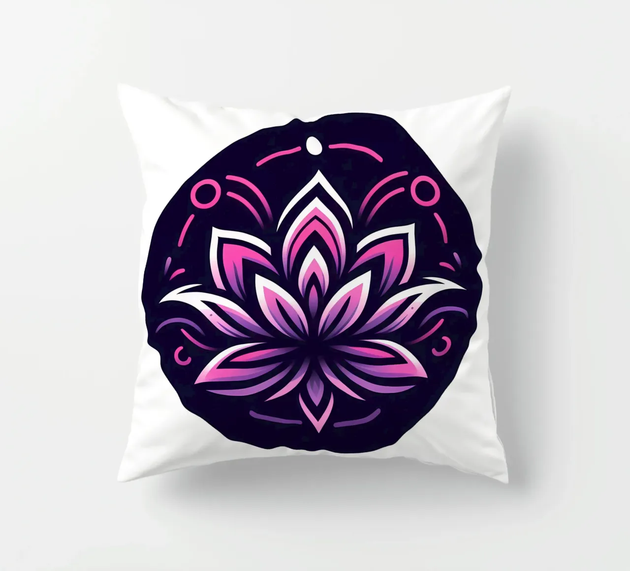 Ciondolo con fiore di loto rosa e viola - Joe Noctis Design cuscino da Joe Noctis