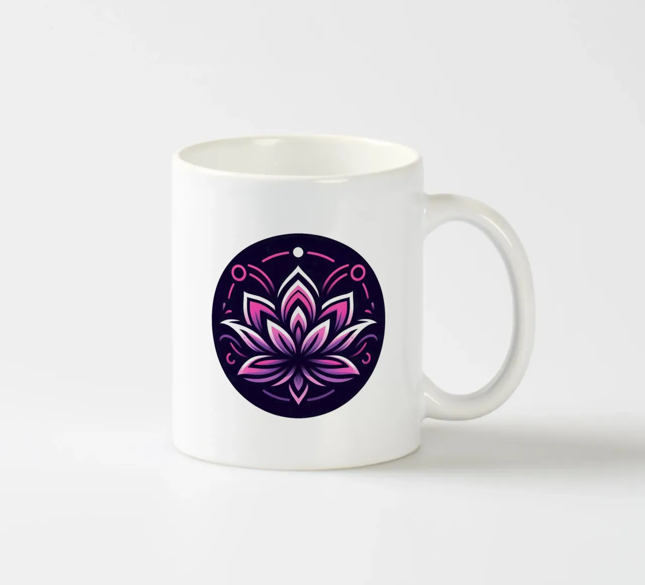 Ciondolo con fiore di loto rosa e viola - Joe Noctis Design tazza in ceramica da Joe Noctis