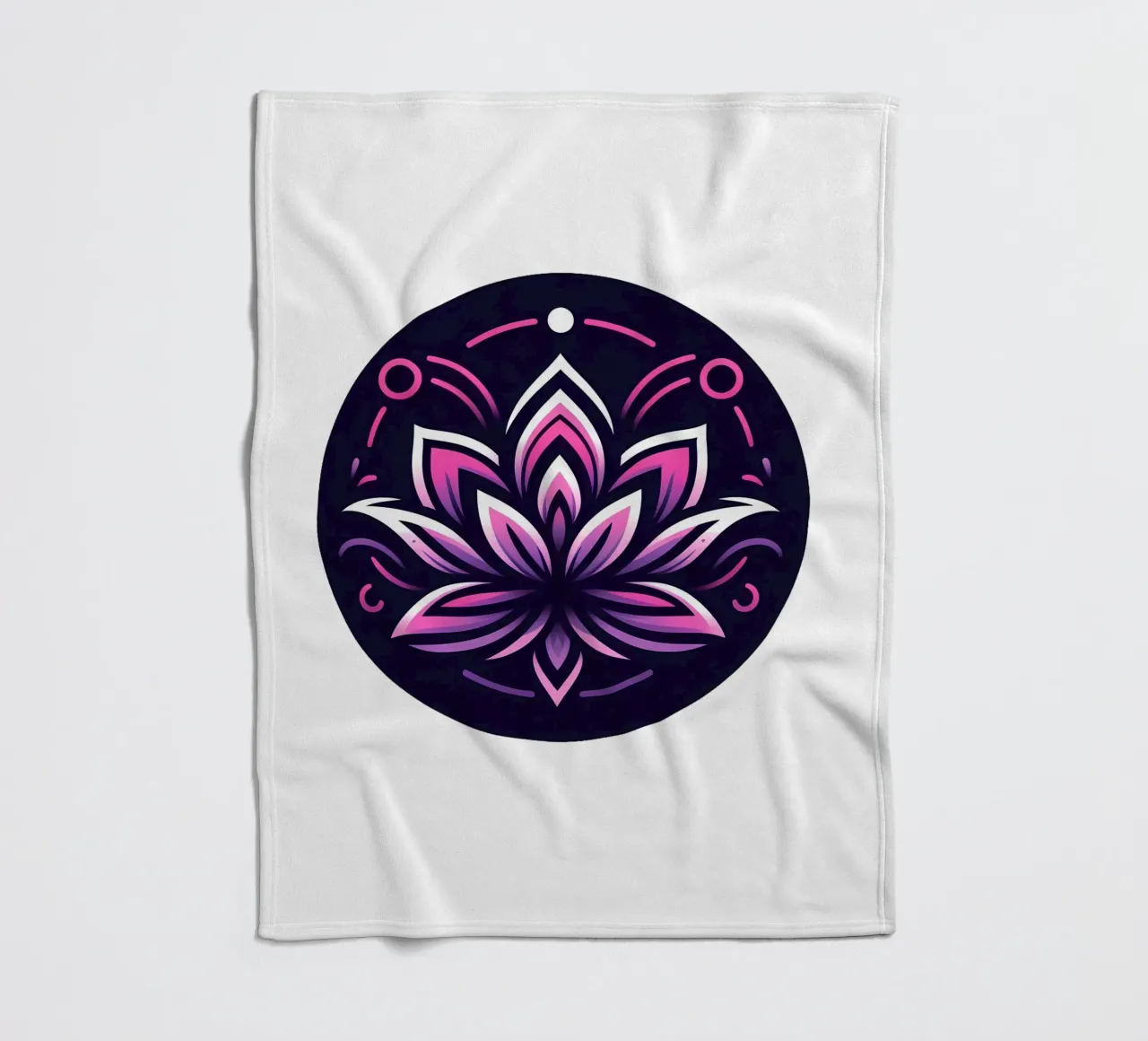 Ciondolo con fiore di loto rosa e viola - Joe Noctis Design coperta in pile da Joe Noctis