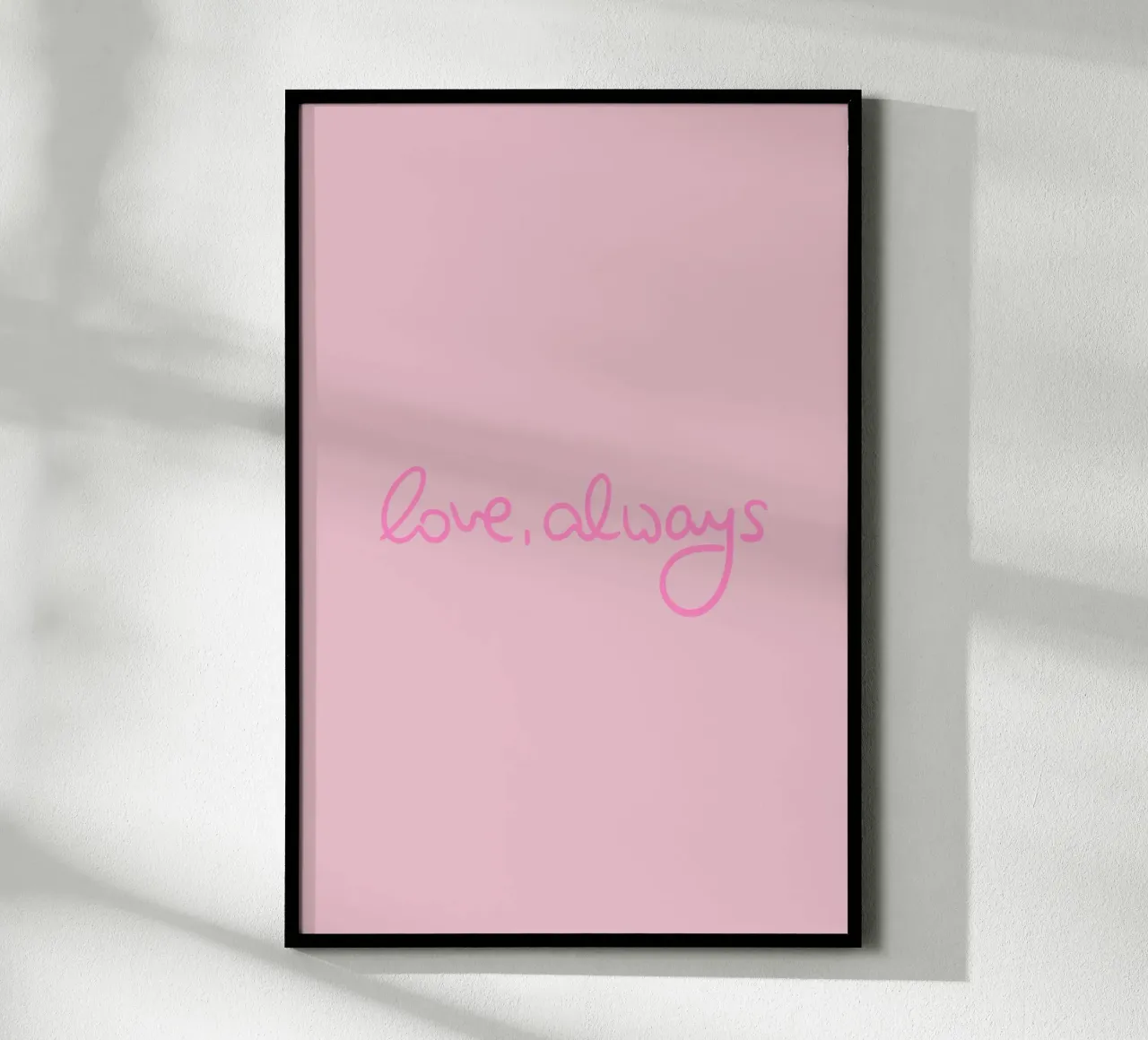 Love, Always poster by Xmas Collection by Palmartprints