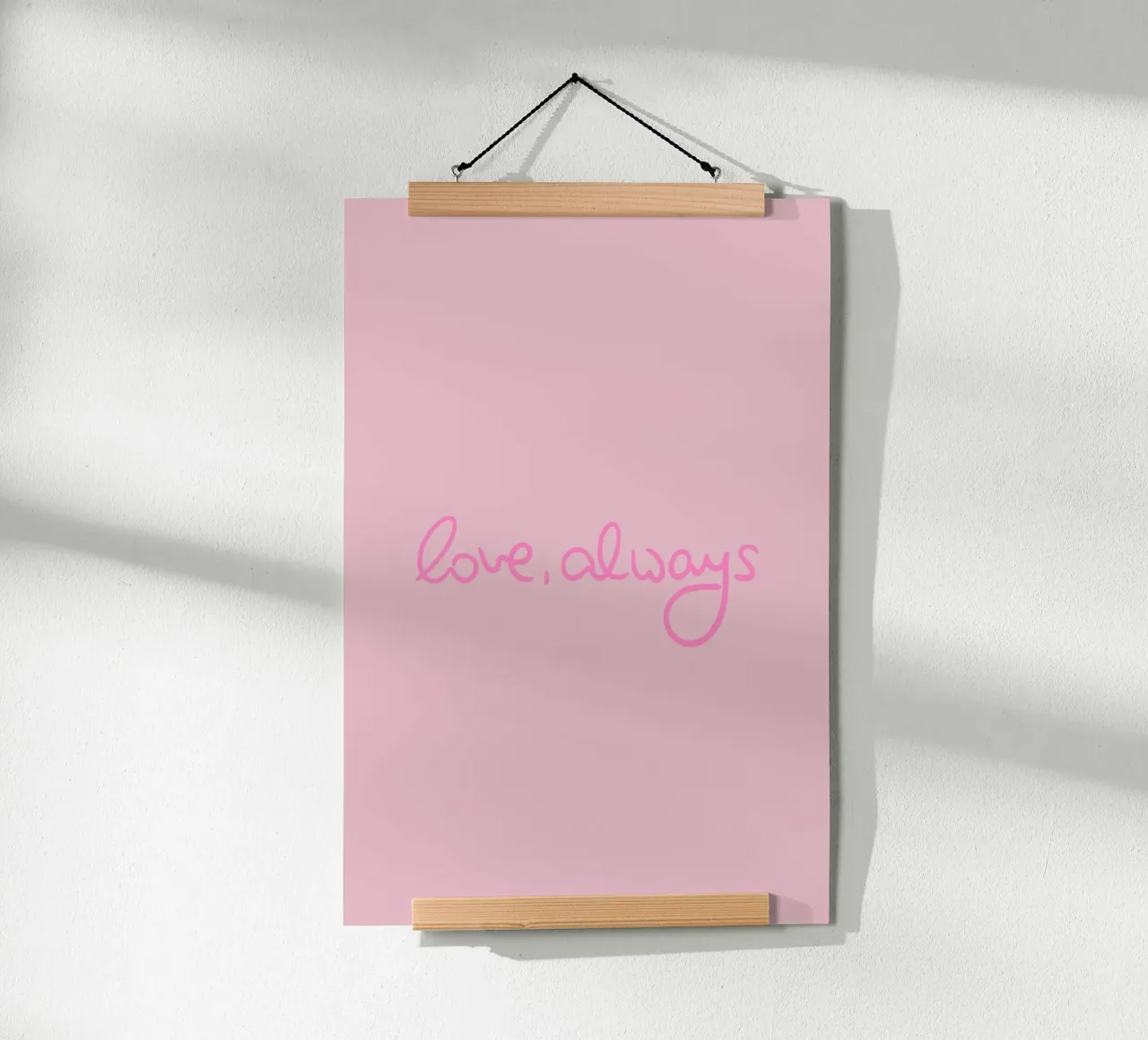 Love, Always poster by Xmas Collection by Palmartprints