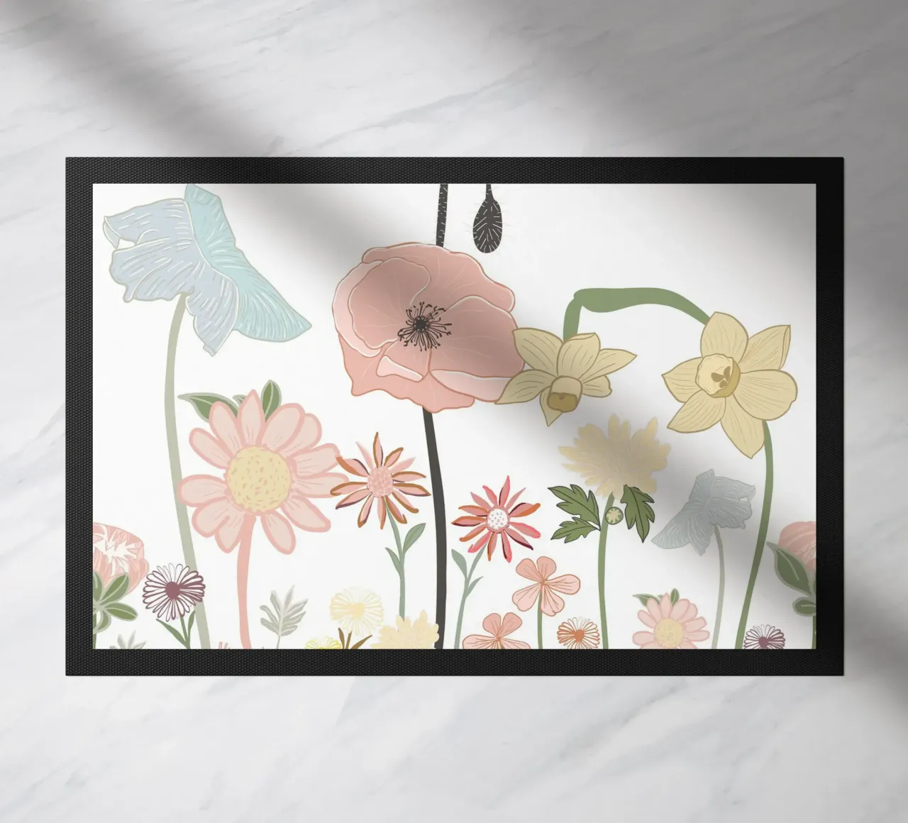 Spring field doormat by GalerieGG