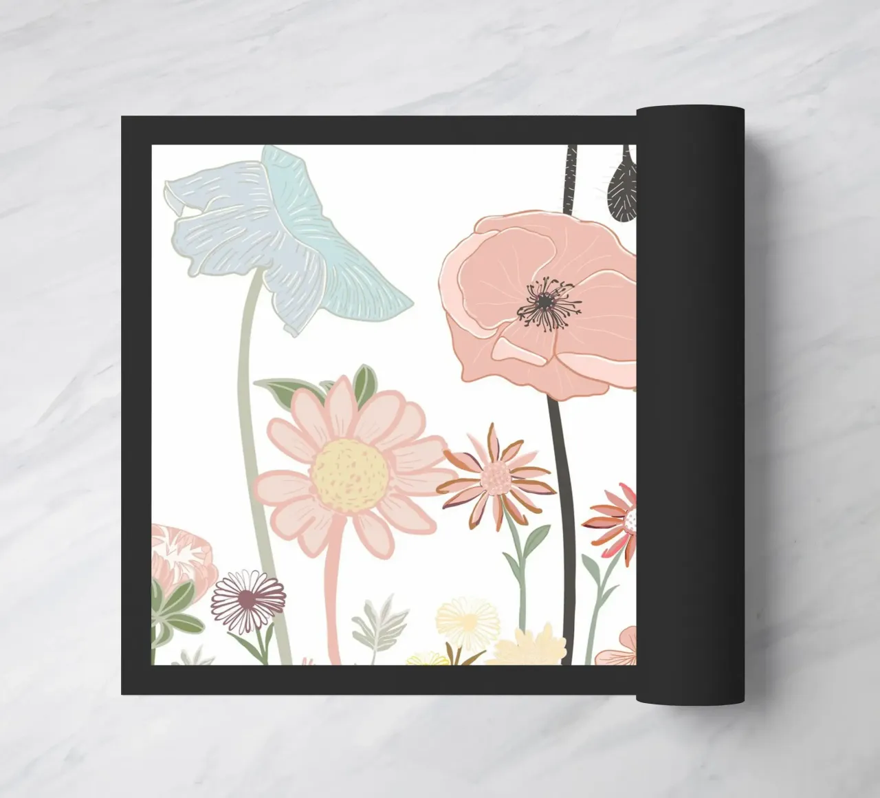 Spring field doormat by GalerieGG