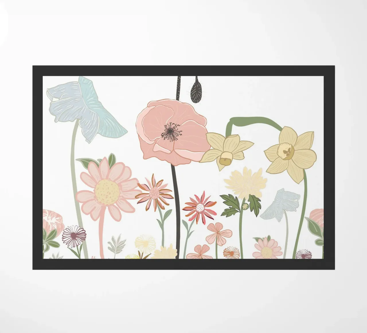 Spring field doormat by GalerieGG