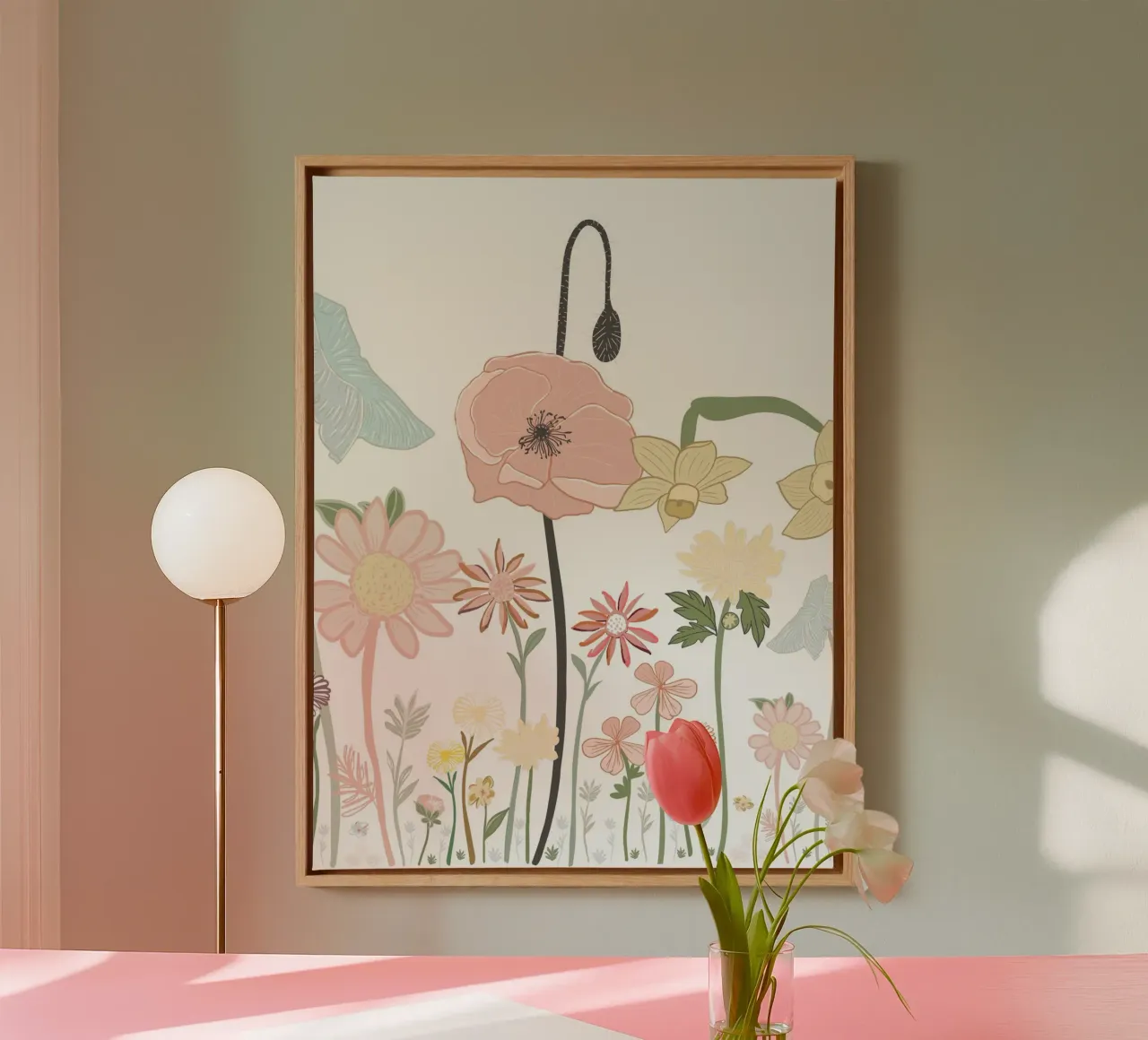 Spring field canvas by GalerieGG