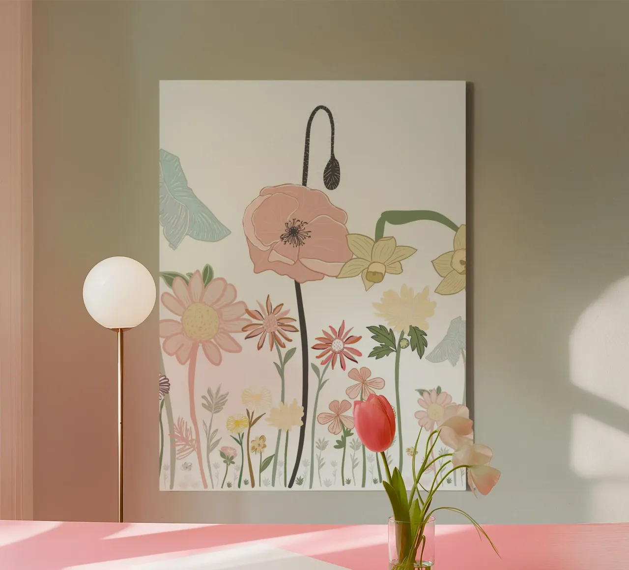 Spring field canvas by GalerieGG