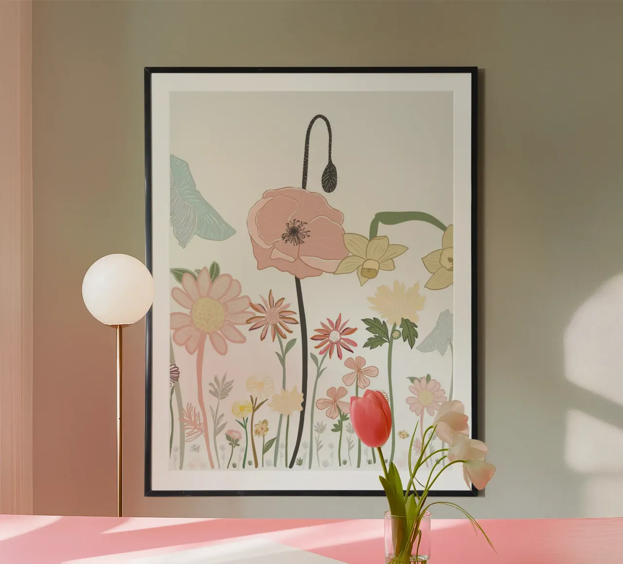 Spring field poster by GalerieGG