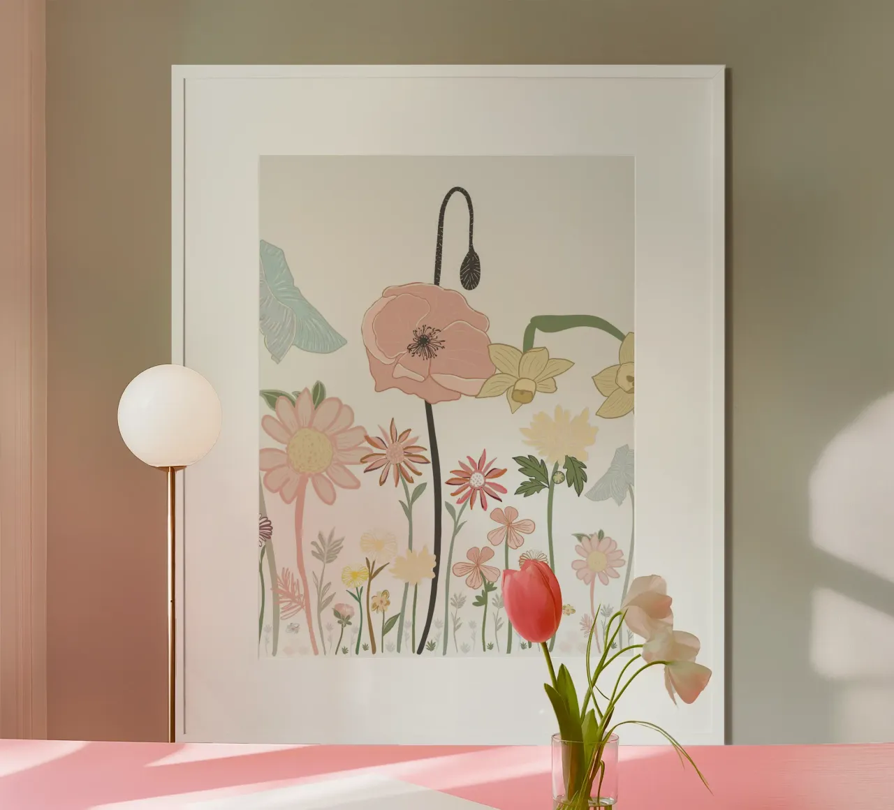 Spring field poster by GalerieGG