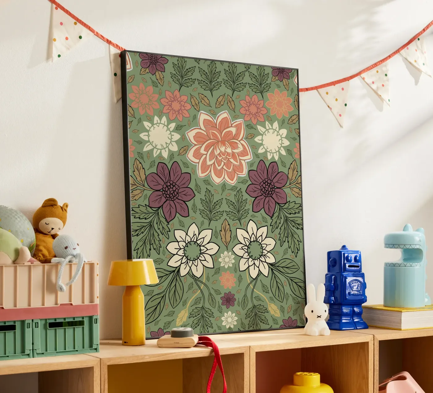 Flowers pattern forex plate by GalerieGG