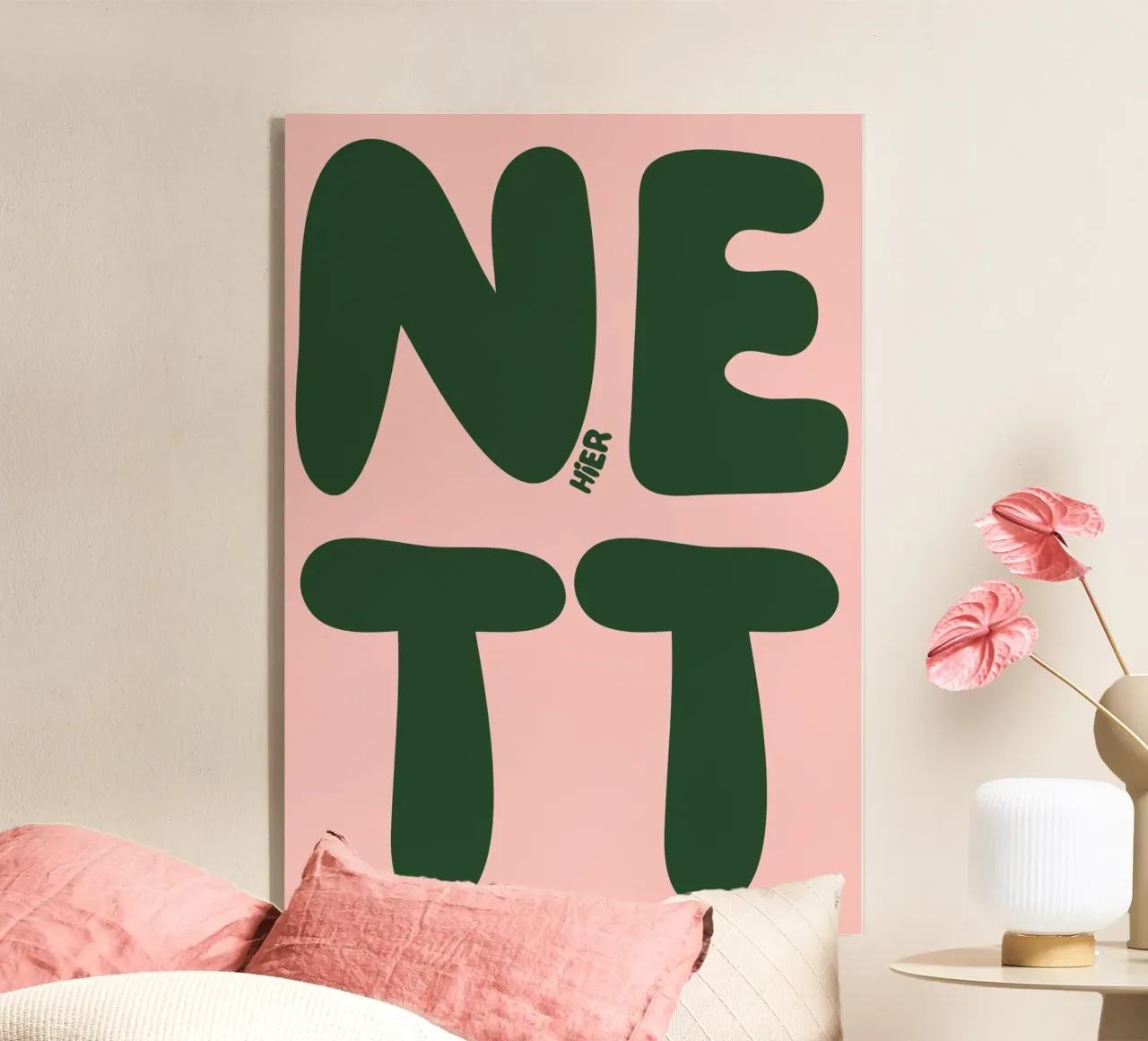 NETT HIER plexiglass da ARTEVO