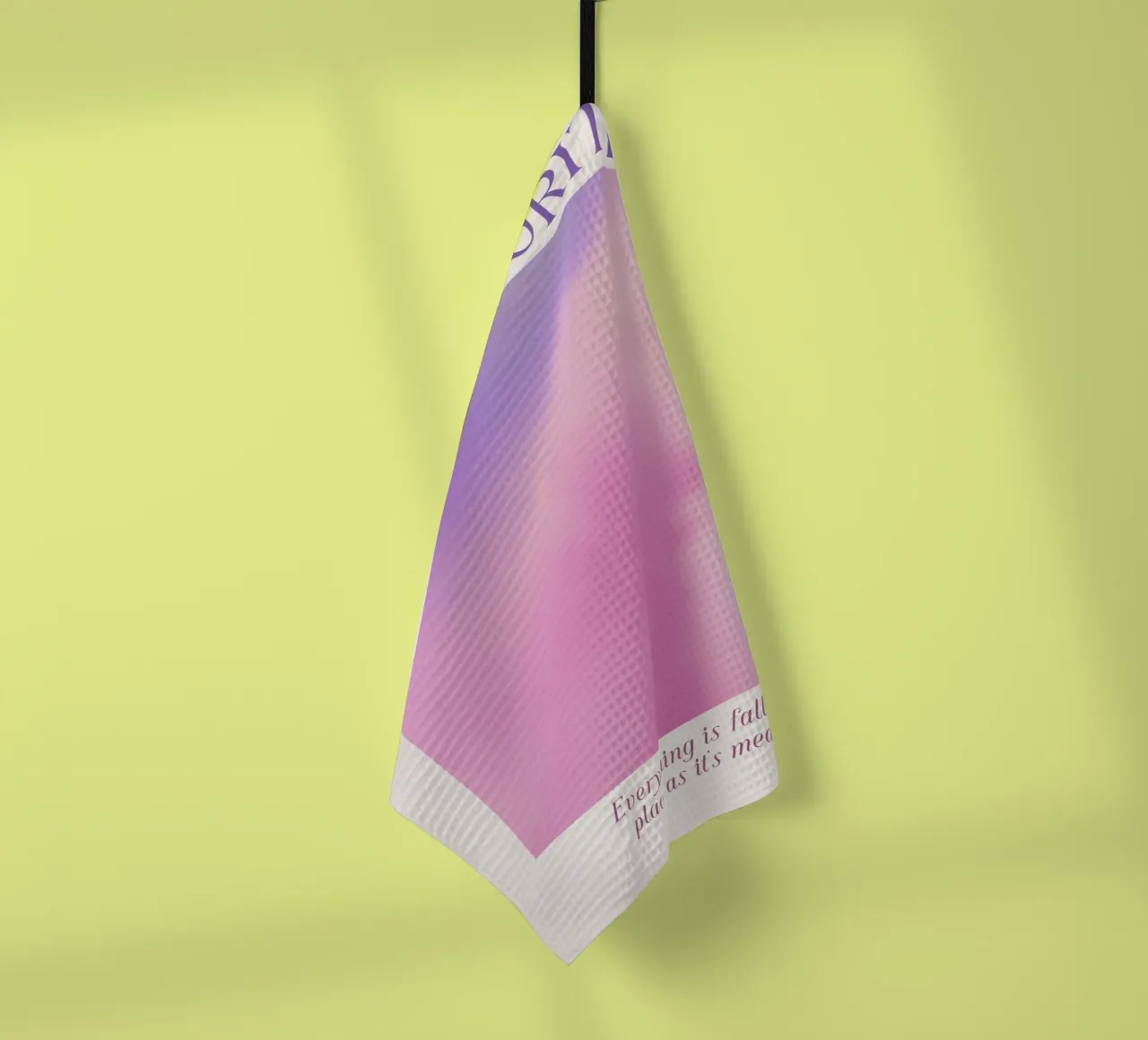 I AM A PRIORITY canovaccio da cucina da ARTEVO