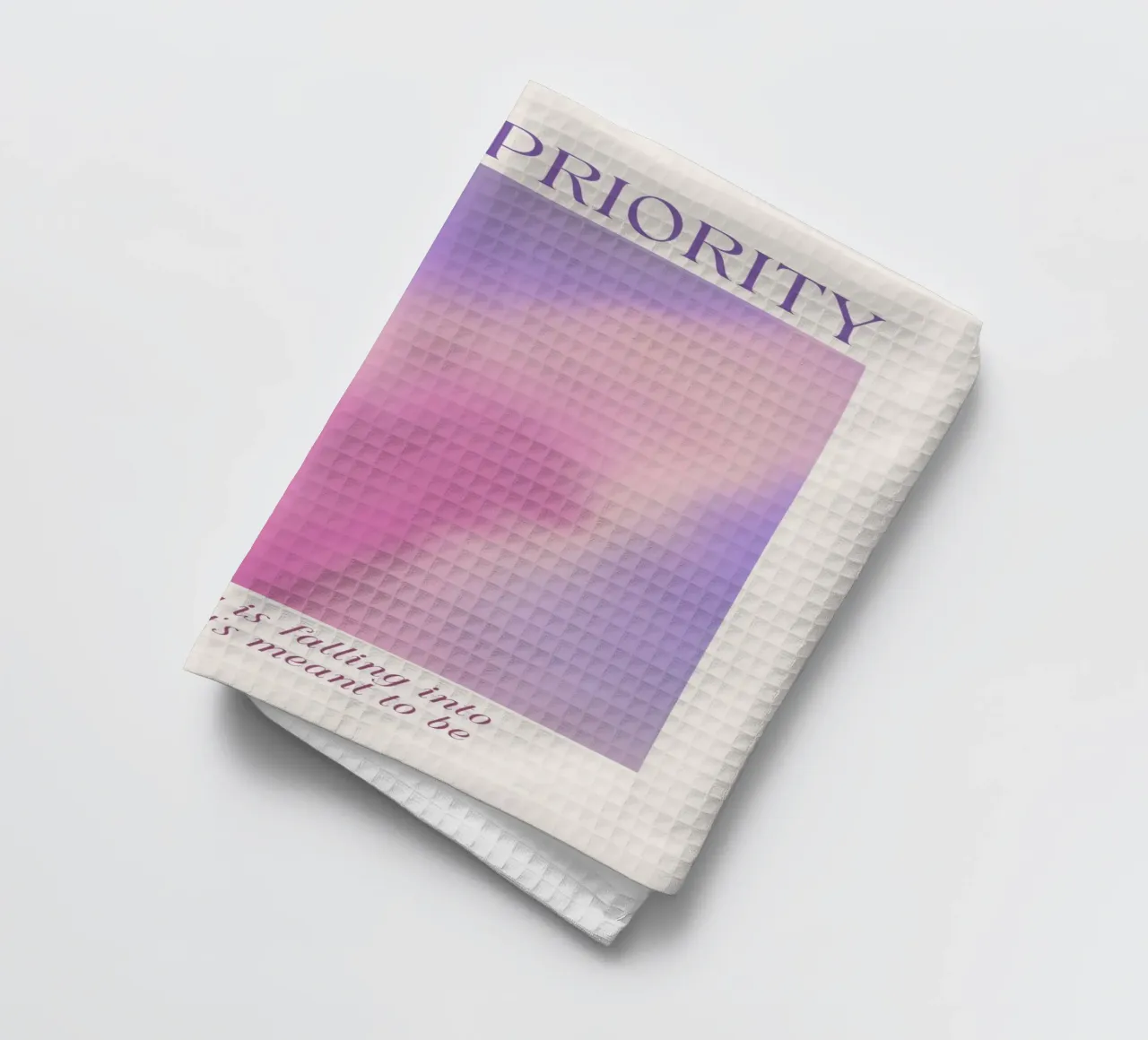 I AM A PRIORITY canovaccio da cucina da ARTEVO