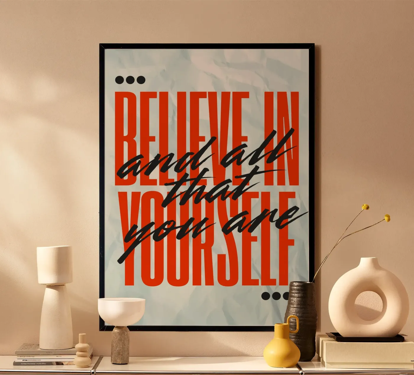 BELIEVE IN YOURSELF poster da ARTEVO