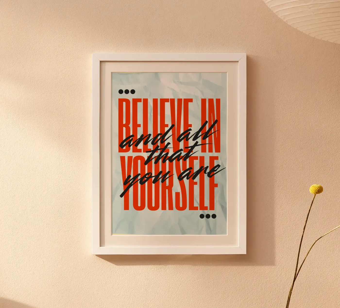BELIEVE IN YOURSELF poster da ARTEVO