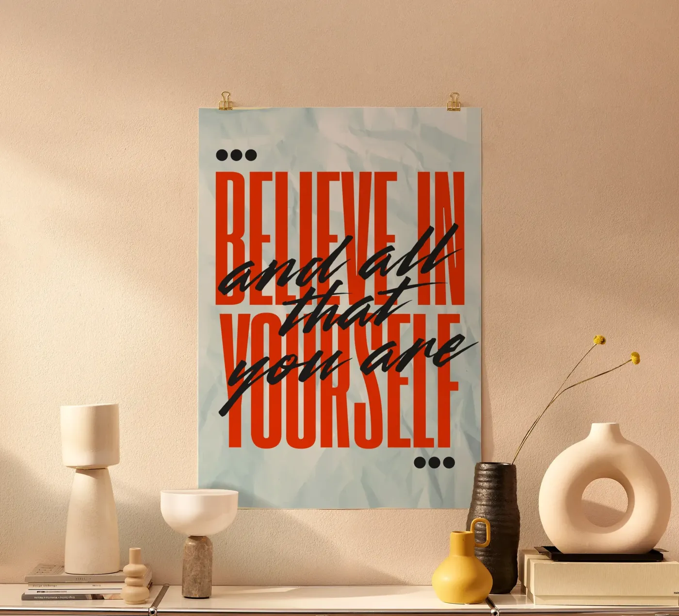BELIEVE IN YOURSELF poster da ARTEVO