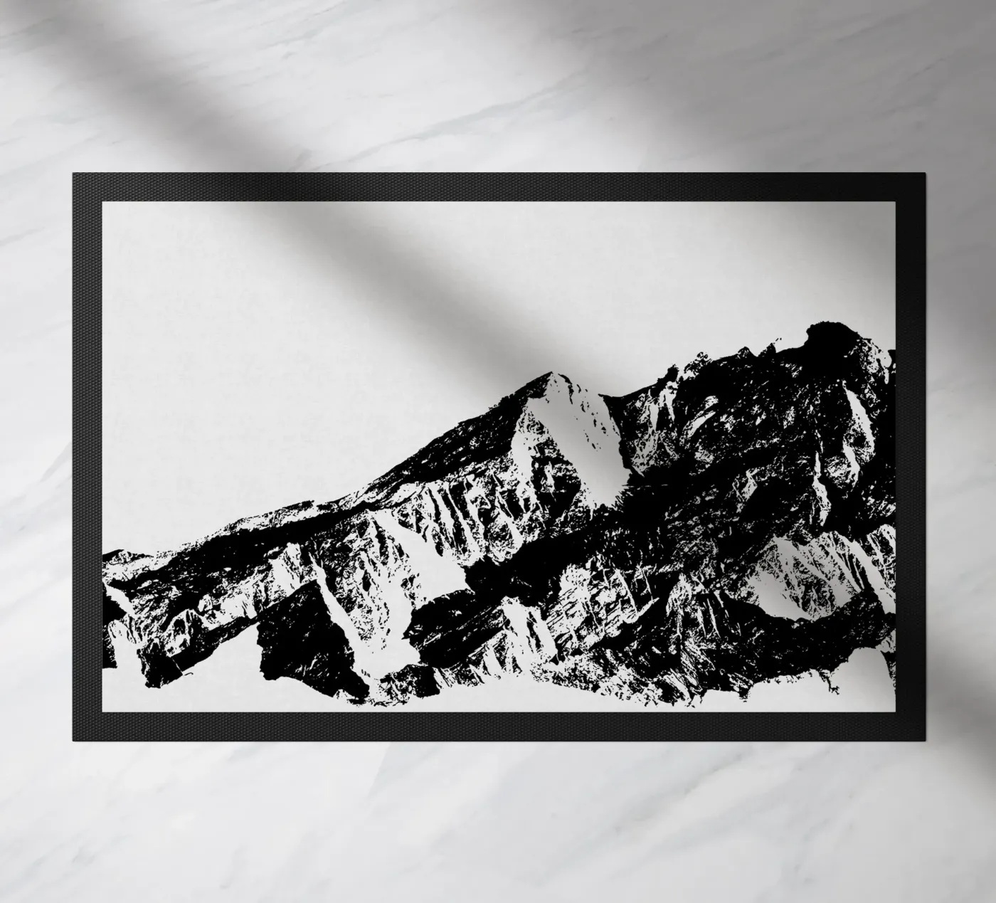 Mountains I doormat by Orara Studio