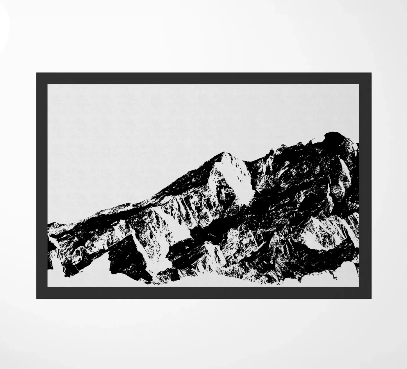 Mountains I doormat by Orara Studio