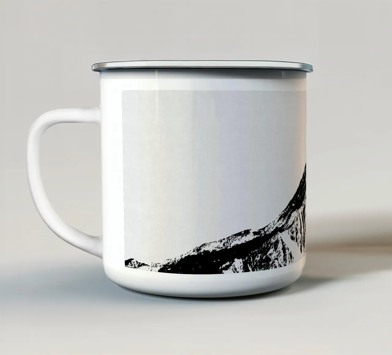 Montagne I tazza in smalto da Orara Studio
