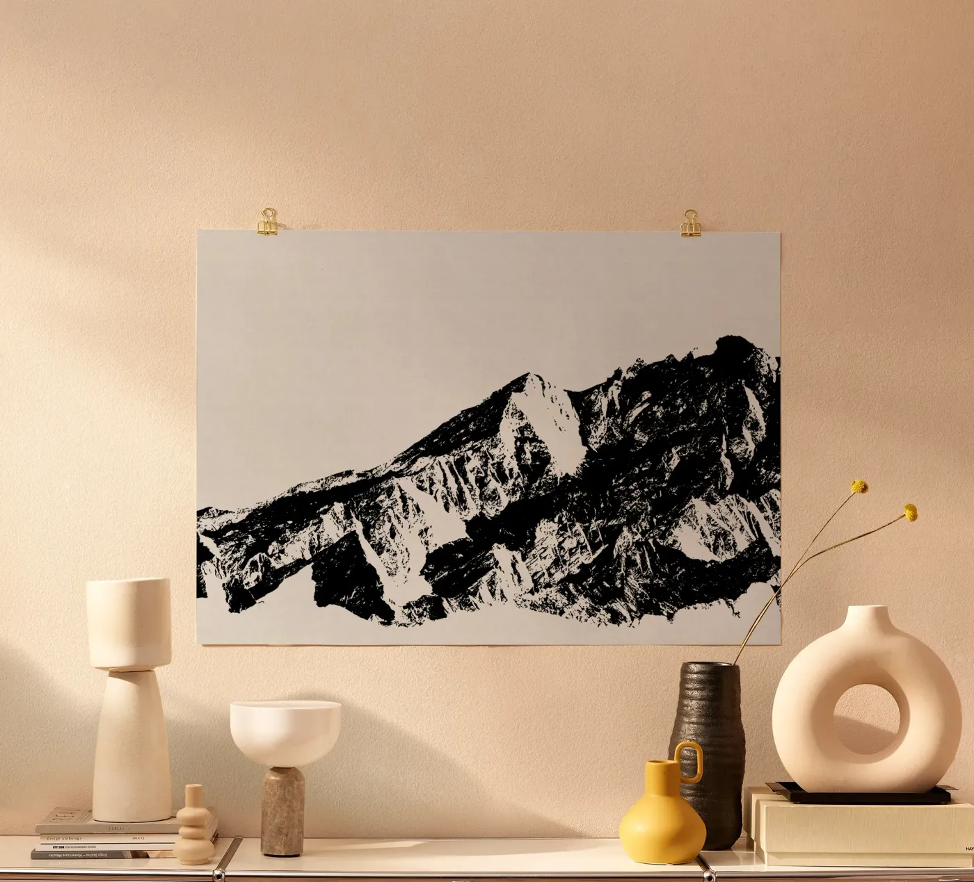Mountains I poster by Orara Studio