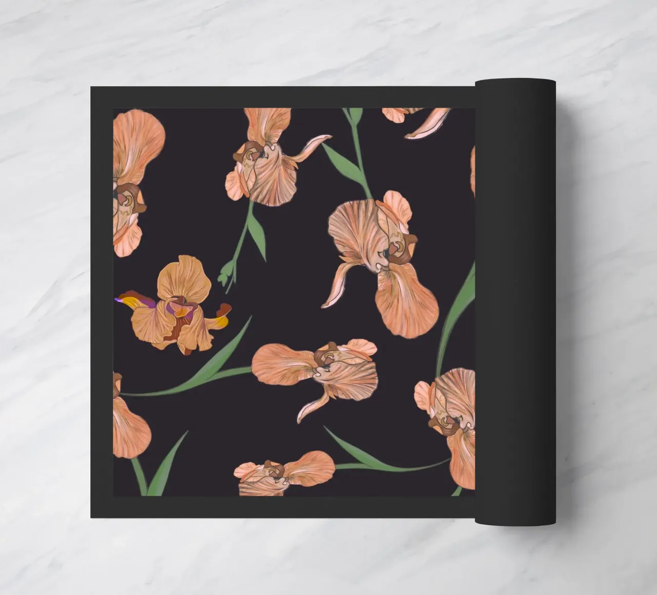 Iris flower doormat by GalerieGG