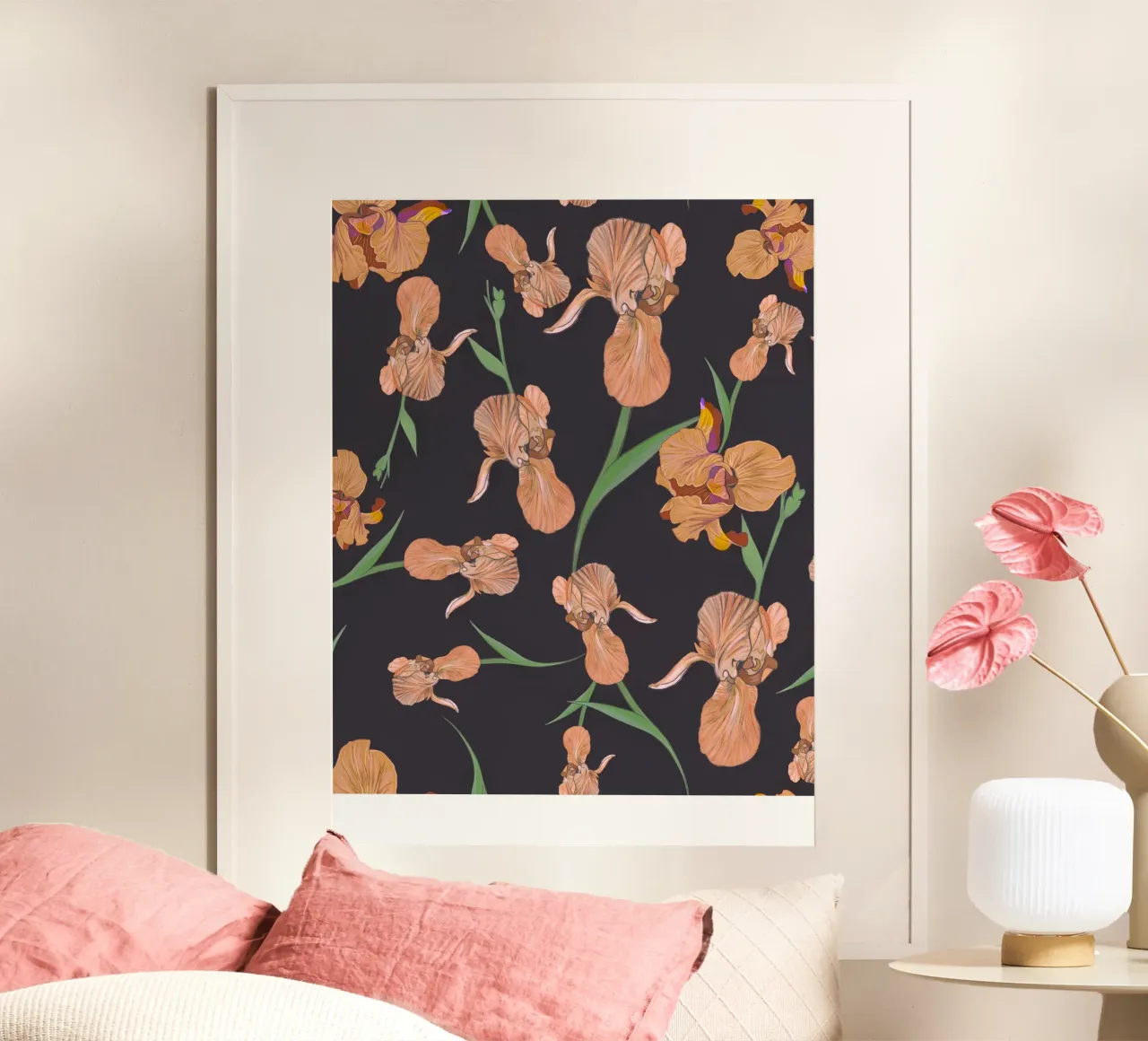 Iris flower poster da GalerieGG