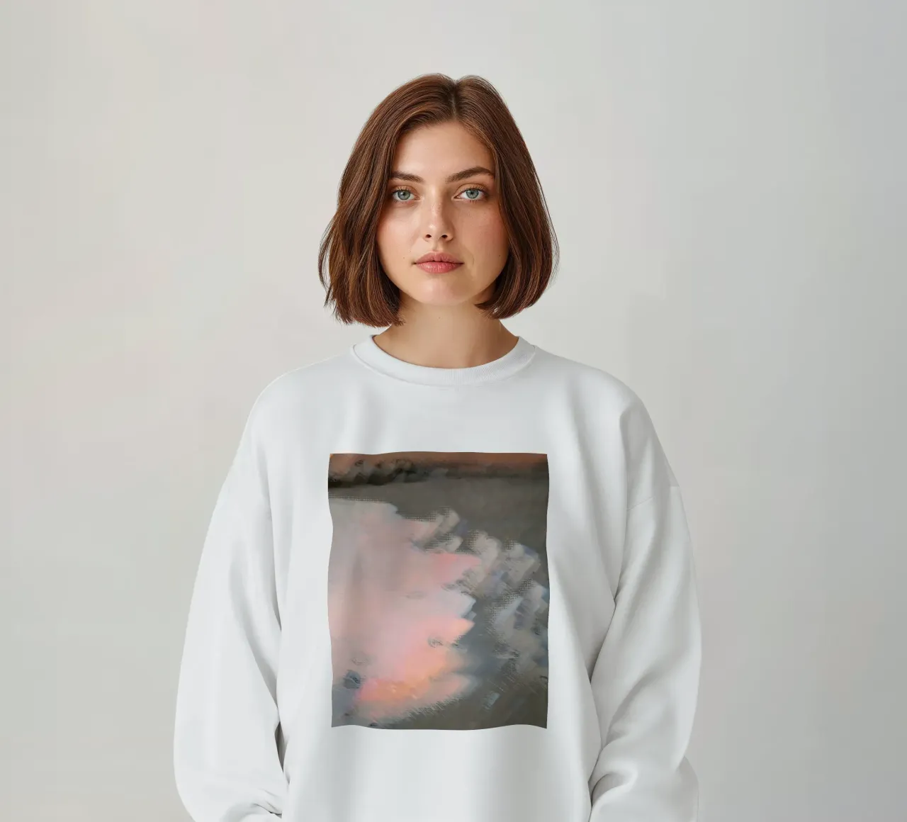 Ore d'oro rosa in spiaggia felpa da 83oranges