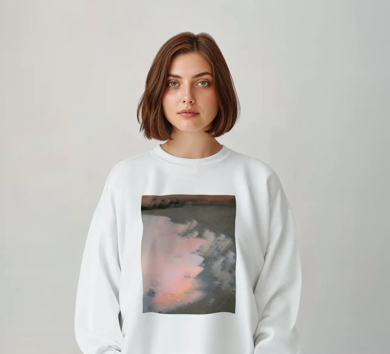 Ore d'oro rosa in spiaggia felpa da 83oranges