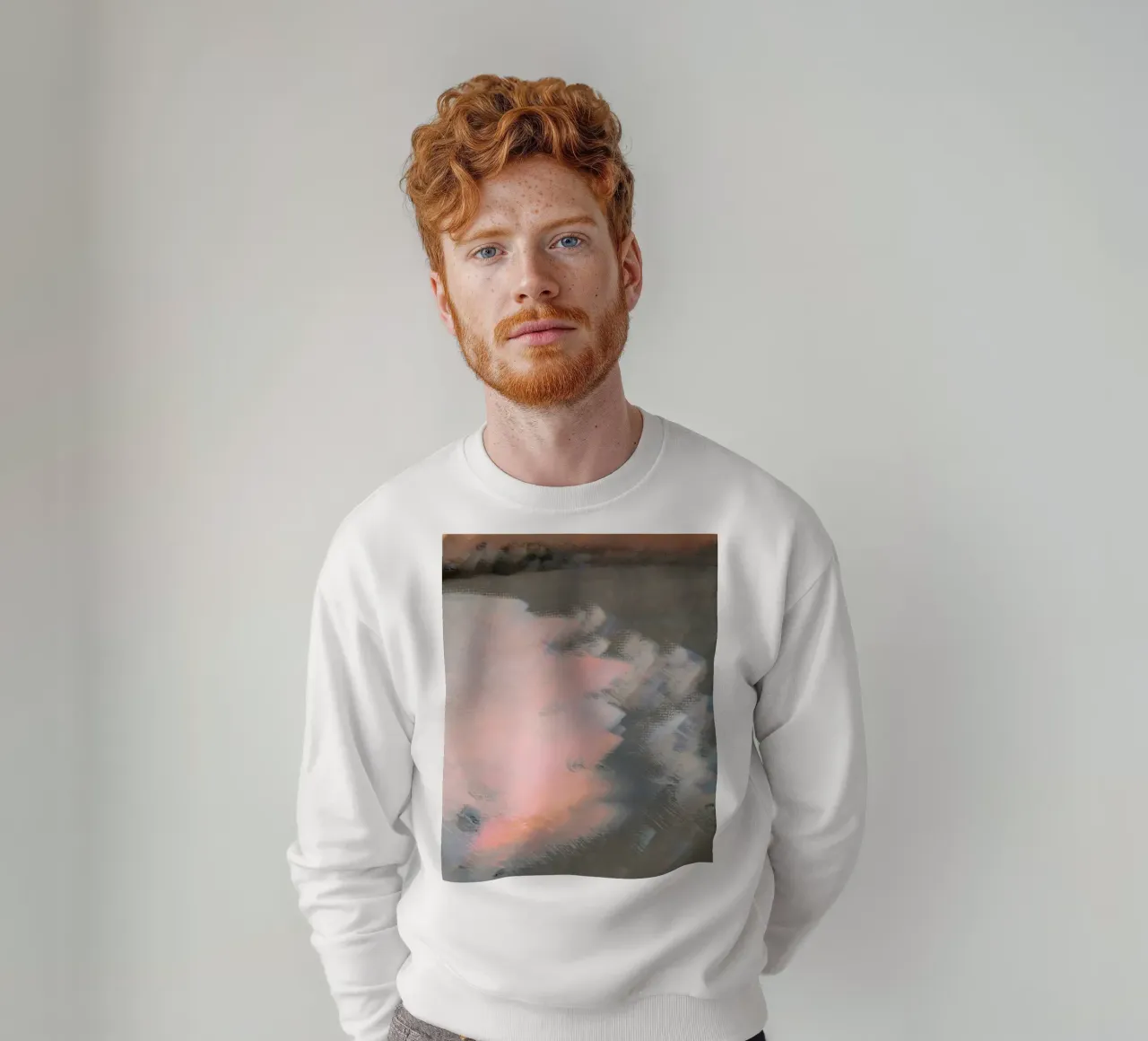 Ore d'oro rosa in spiaggia felpa da 83oranges