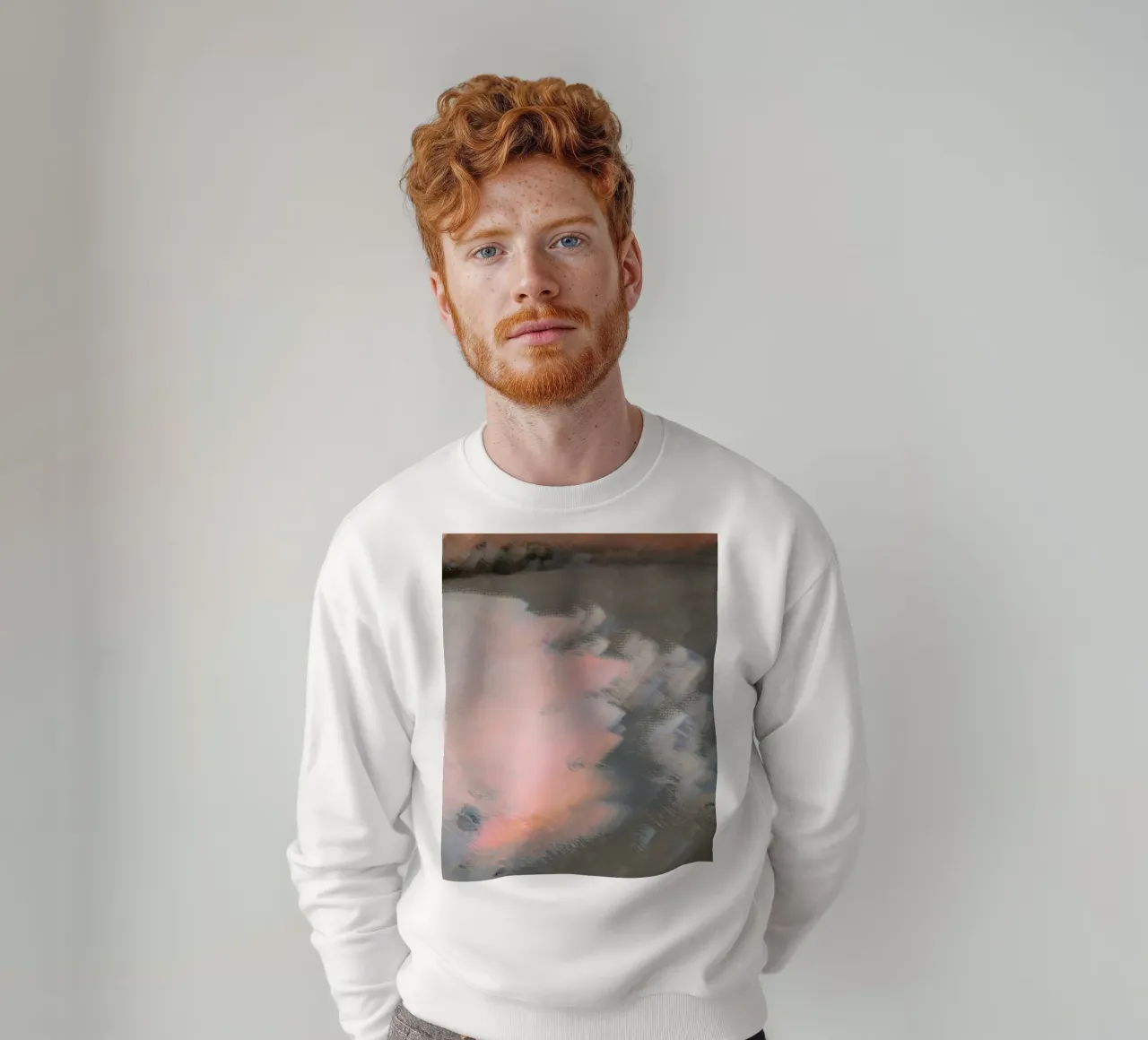 Ore d'oro rosa in spiaggia felpa da 83oranges