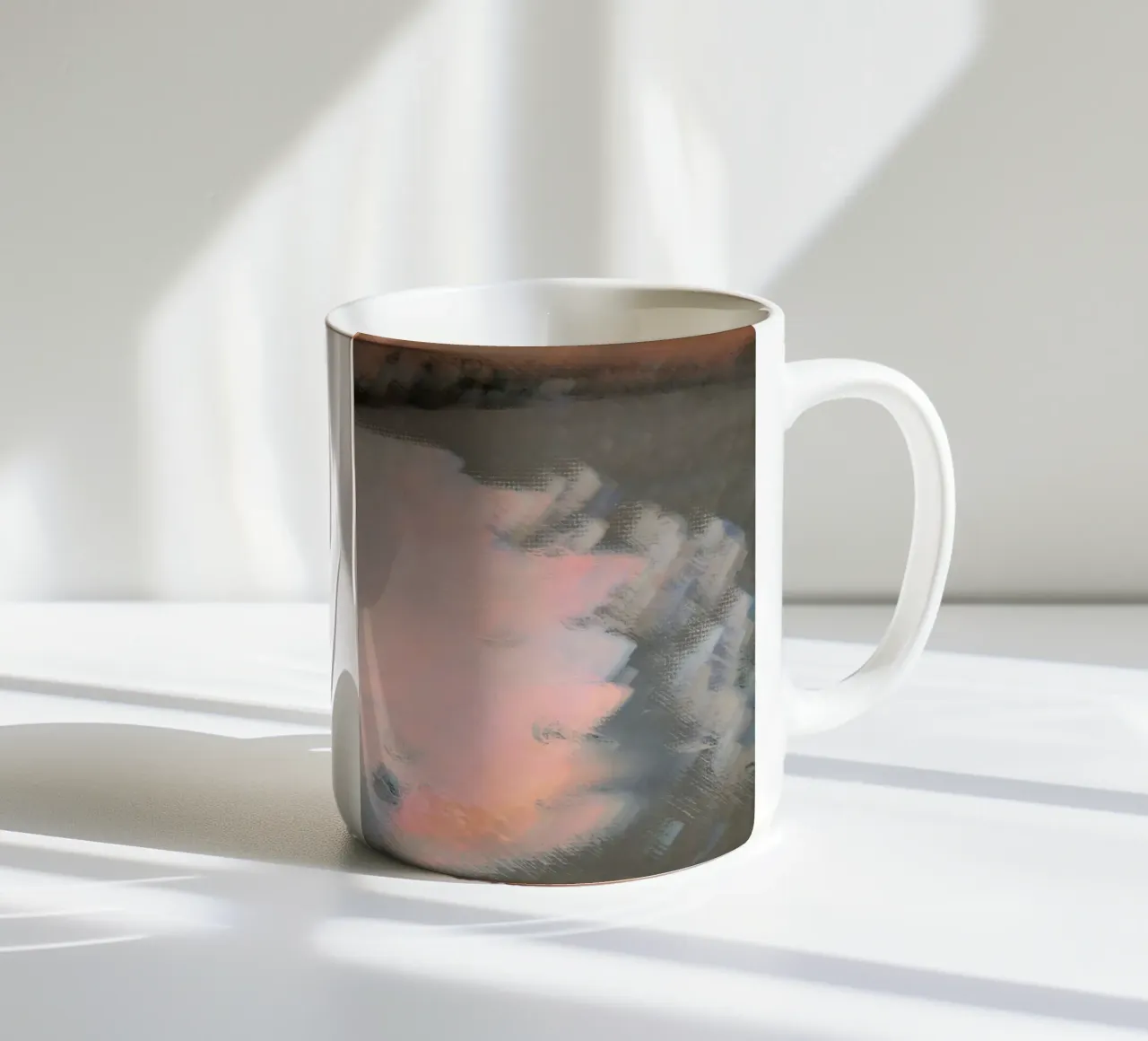 Ore d'oro rosa in spiaggia tazza in ceramica da 83oranges