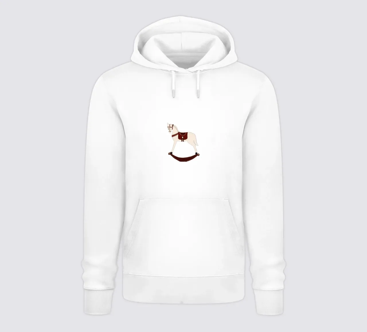 Schaukelpferd Streifen Diagonal felpa con cappuccio da Sophie Augustin Illustration