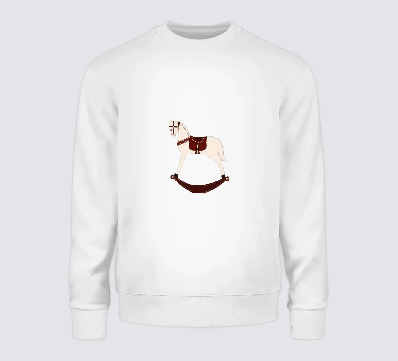 Schaukelpferd Streifen Diagonal felpa da Sophie Augustin Illustration