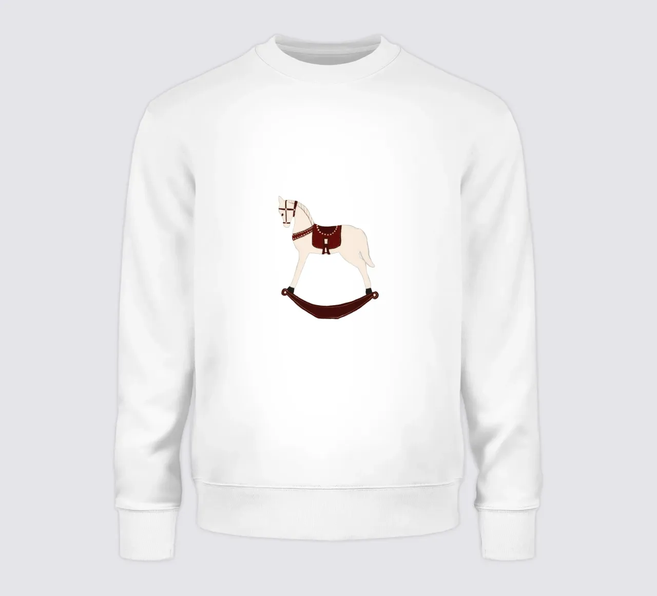 Schaukelpferd Streifen Diagonal felpa da Sophie Augustin Illustration