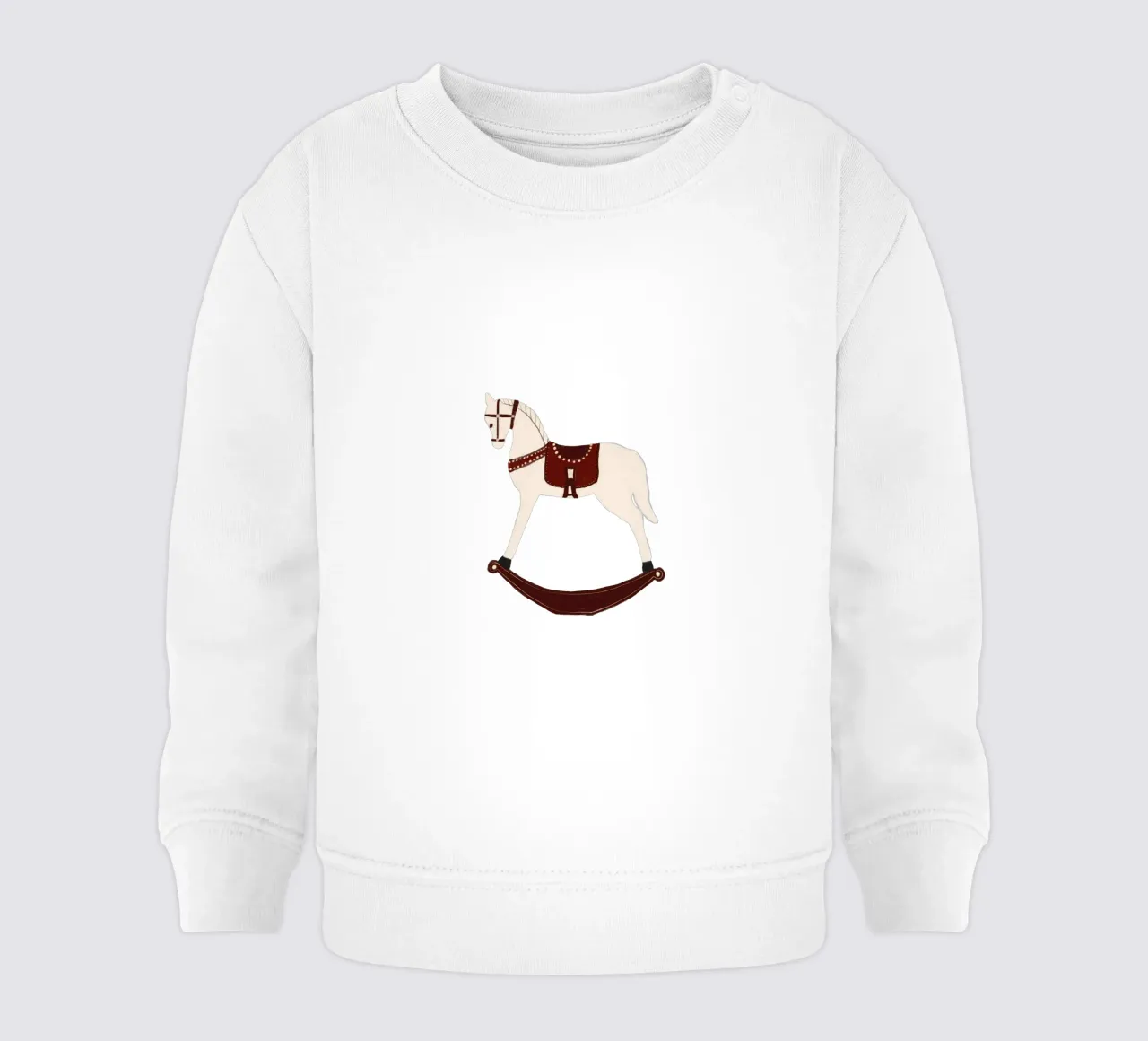 Schaukelpferd Streifen Diagonal felpa neonato da Sophie Augustin Illustration