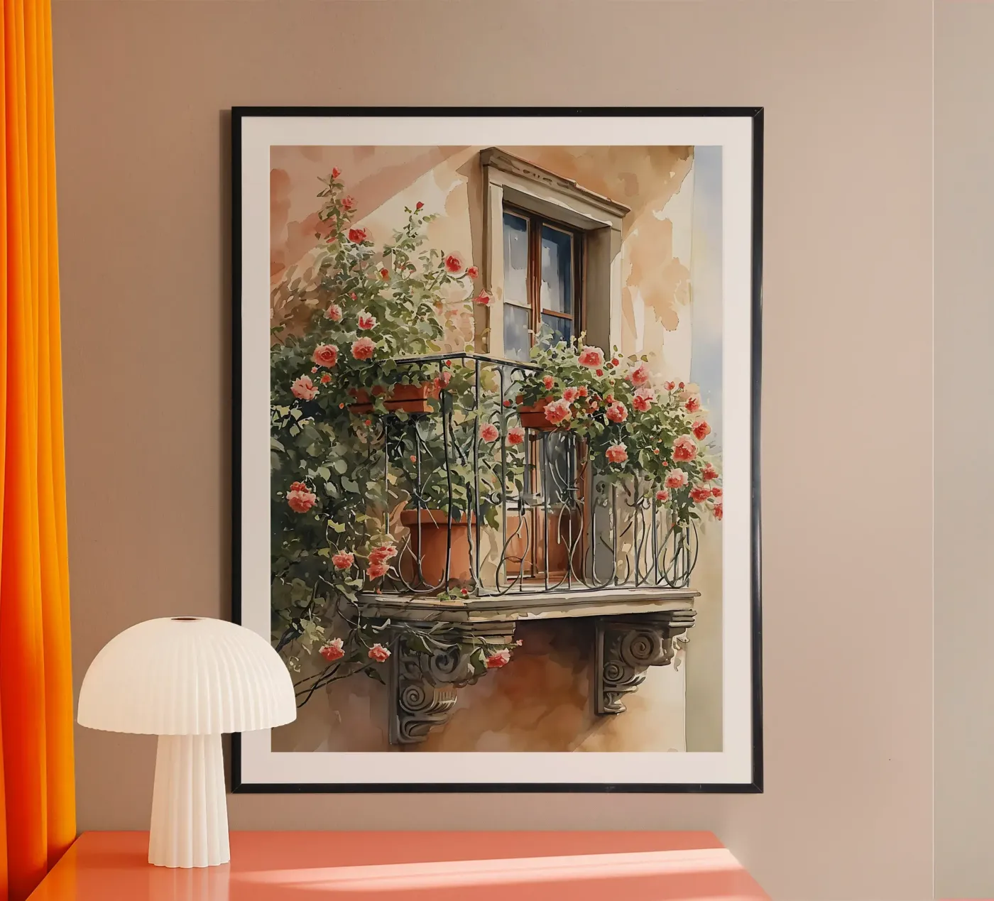 Balcony poster by Artsy Bessy