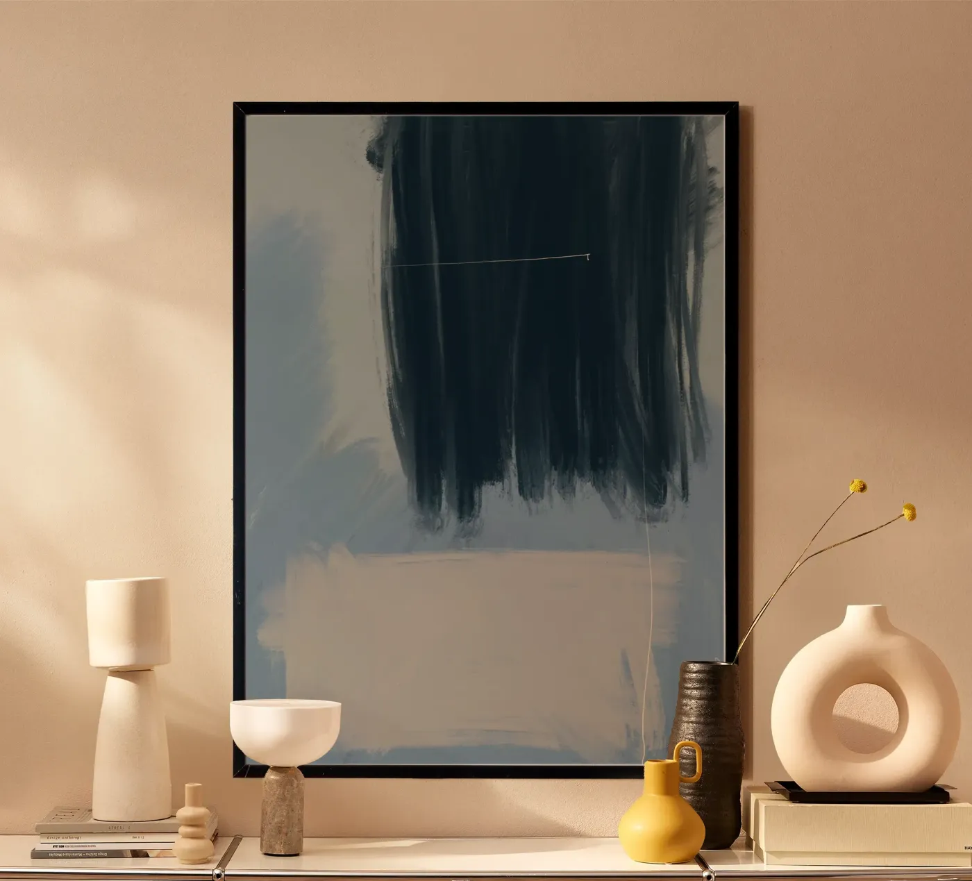 Ephemera Blue Poster von nileshkikuuchise