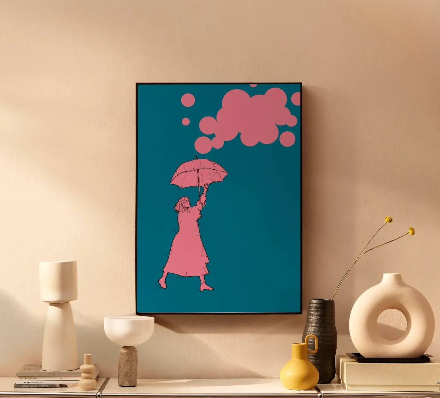 Pink Cloud alluminio dibond da BOHOvisual