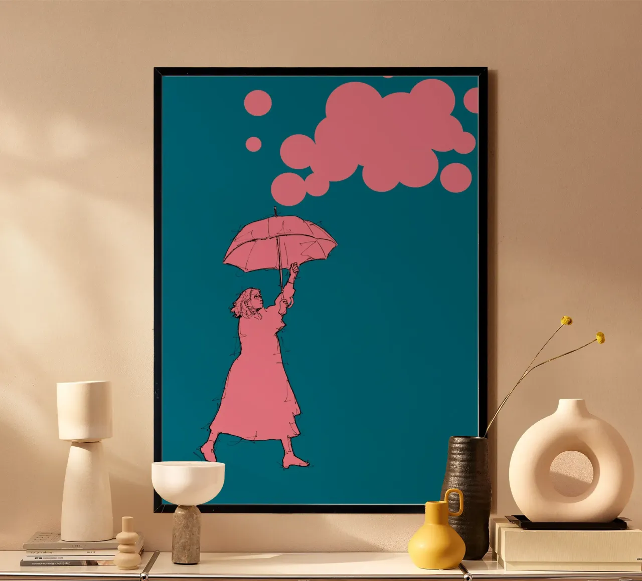 Pink Cloud poster da BOHOvisual