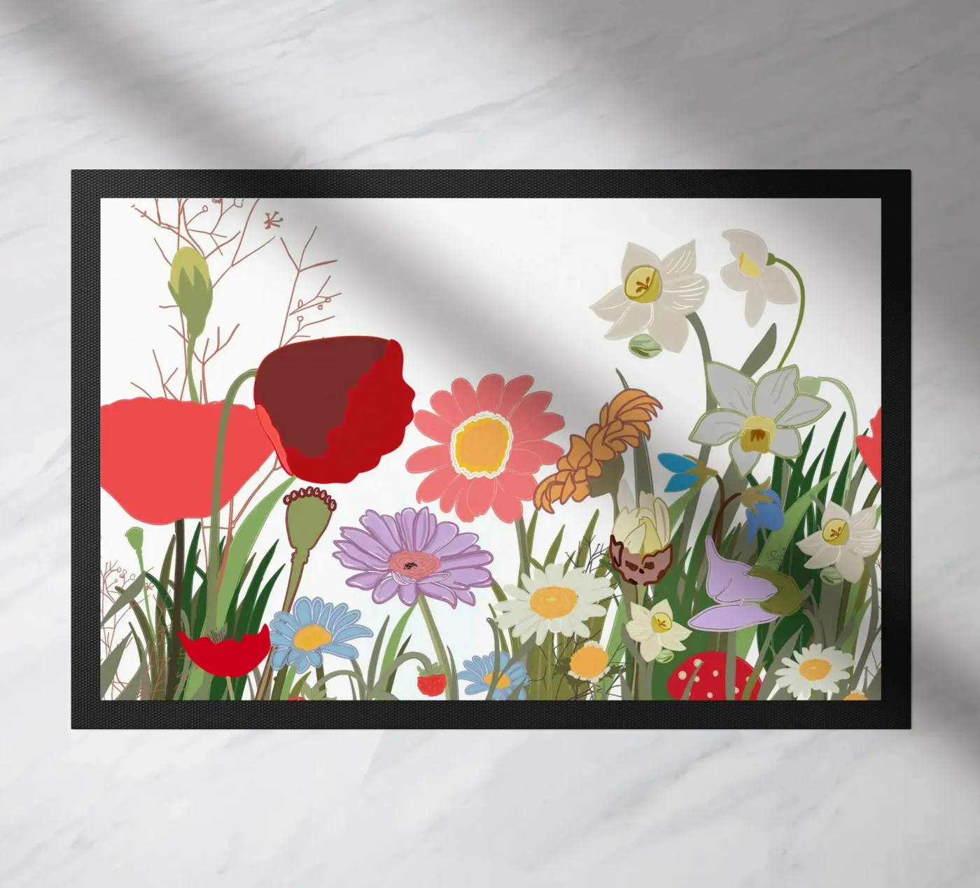 Garden border doormat by GalerieGG