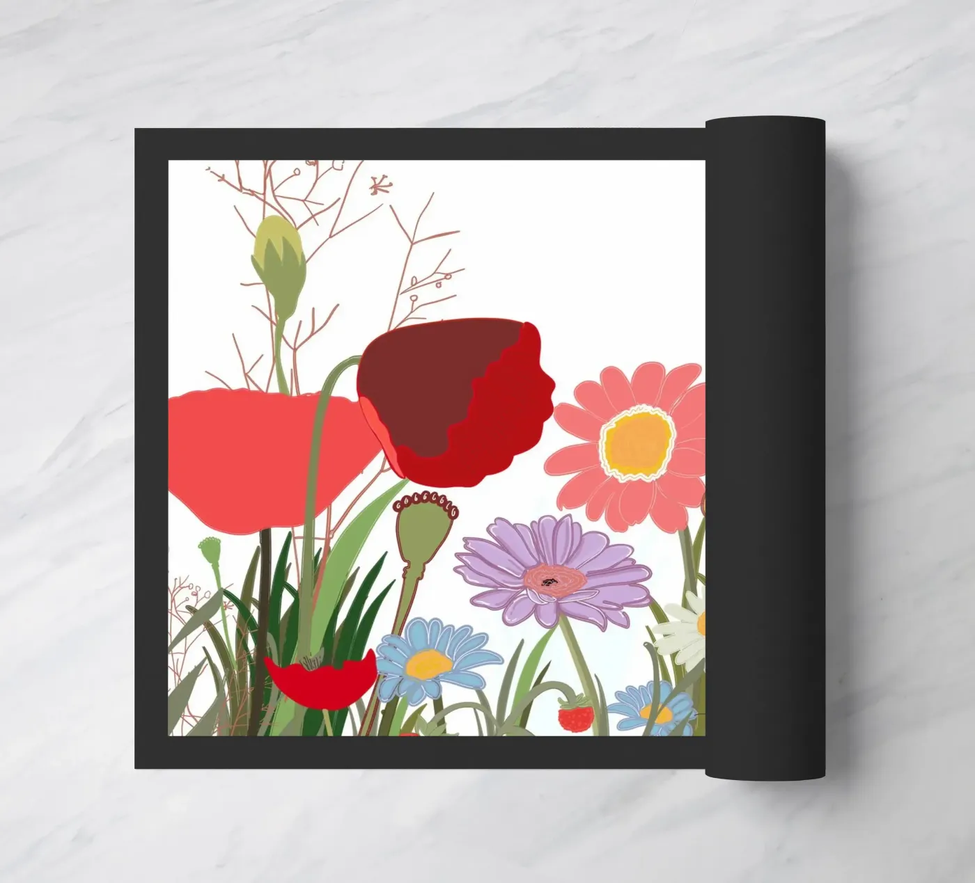 Garden border doormat by GalerieGG