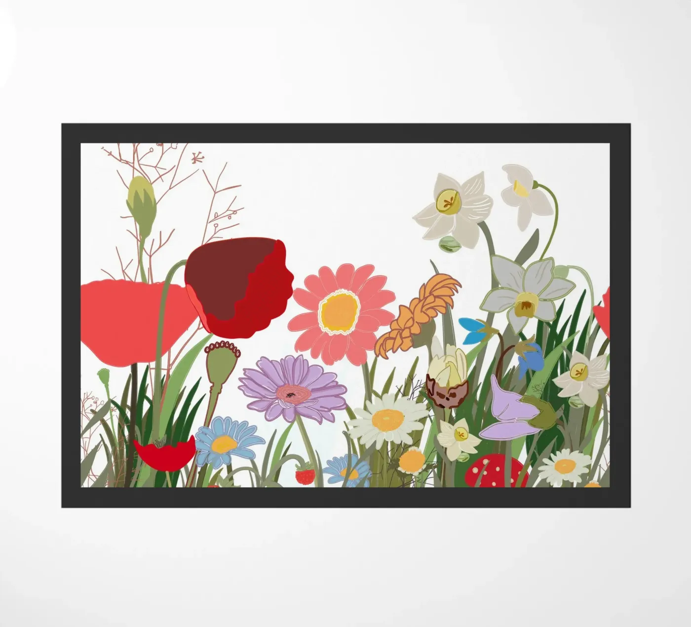 Garden border doormat by GalerieGG