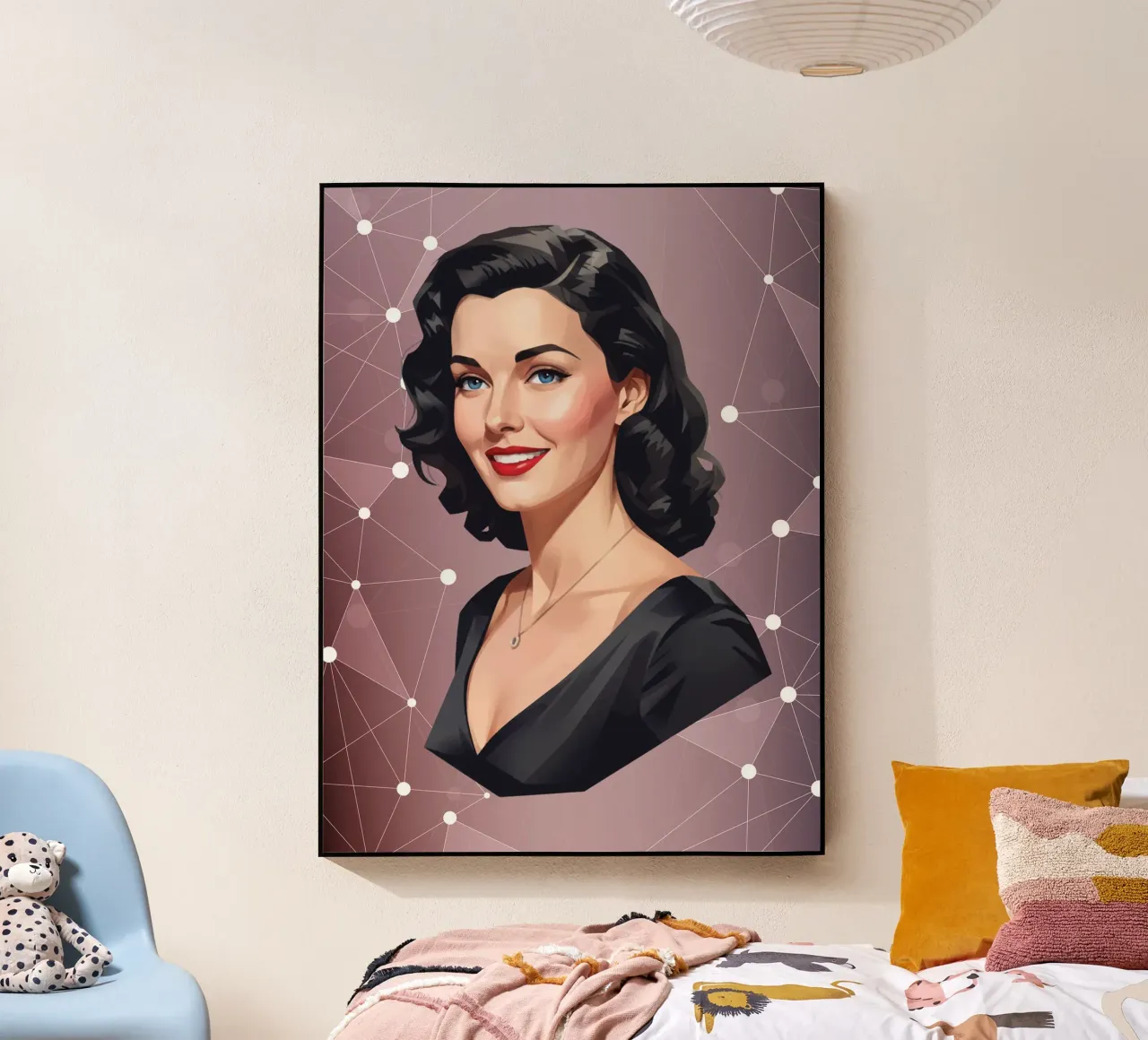 Ava Gardner Lowpoly plexiglass da Low Profile